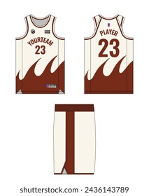 Basketball jersey template design, basketball uniform mockup design, vector sublimation sports apparel design, jersey basketball ideas.