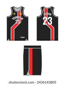 Basketball jersey template design, basketball uniform mockup design, vector sublimation sports apparel design, jersey basketball ideas.