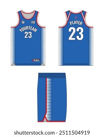 Design de modelo de camisa de basquete, design de modelo de uniforme de basquete, design de vestuário esportivo de sublimação vetorial, ideias de basquete de camisa.