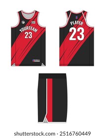 Design de modelo de camisa de basquete, design de modelo de uniforme de basquete, design de vestuário esportivo de sublimação vetorial, ideias de basquete de camisa.