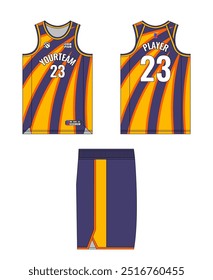 Design de modelo de camisa de basquete, design de modelo de uniforme de basquete, design de vestuário esportivo de sublimação vetorial, ideias de basquete de camisa.