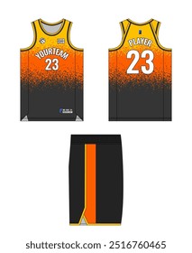 Design de modelo de camisa de basquete, design de modelo de uniforme de basquete, design de vestuário esportivo de sublimação vetorial, ideias de basquete de camisa.