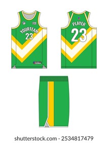 Design de modelo de camisa de basquete, design de modelo de uniforme de basquete, design de vestuário esportivo de sublimação vetorial, ideias de basquete de camisa.