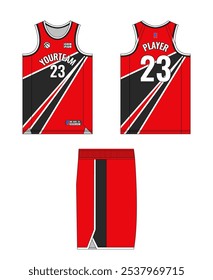 Design de modelo de camisa de basquete, design de modelo de uniforme de basquete, design de vestuário esportivo de sublimação vetorial, ideias de basquete de camisa.