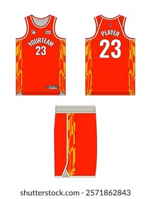 Basketball jersey template design, basketball uniform mockup design, vector sublimation sports apparel design, jersey basketball ideas.