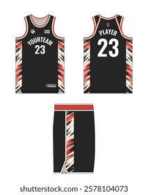 Basketball jersey template design, basketball uniform mockup design, vector sublimation sports apparel design, jersey basketball ideas.