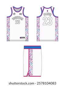 Basketball jersey template design, basketball uniform mockup design, vector sublimation sports apparel design, jersey basketball ideas.