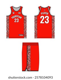 Basketball jersey template design, basketball uniform mockup design, vector sublimation sports apparel design, jersey basketball ideas.