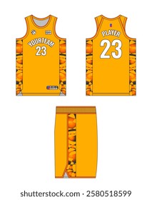 Basketball jersey template design, basketball uniform mockup design, vector sublimation sports apparel design, jersey basketball ideas.