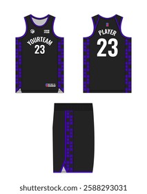 Basketball jersey template design, basketball uniform mockup design, vector sublimation sports apparel design, jersey basketball ideas.