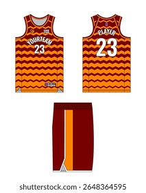 Basketball jersey template design, basketball uniform mockup design, vector sublimation sports apparel design, jersey basketball ideas.