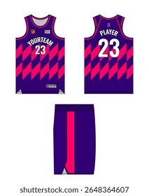 Basketball jersey template design, basketball uniform mockup design, vector sublimation sports apparel design, jersey basketball ideas.
