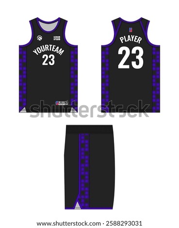 Basketball jersey template design, basketball uniform mockup design, vector sublimation sports apparel design, jersey basketball ideas.