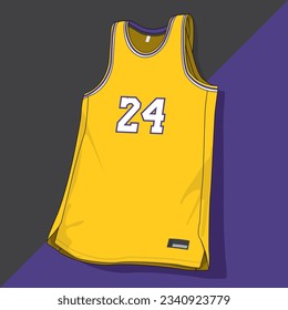 basketball jersey template isolated vector apparel