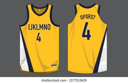 Basketball jersey template sports apparel uniform