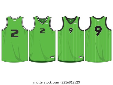 Modelación vectorial de jersey de baloncesto