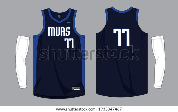 Basketball jersey template\
vector mockup