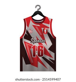 Basquete jersey uniforme modelo dianteiro modelo mockup conceito