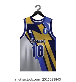 Camisola de basquete uniforme modelo frente maquete vestuário