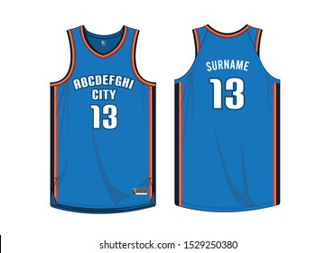 basketball jersey uniform template vector