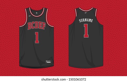 basketball jersey uniform vector design