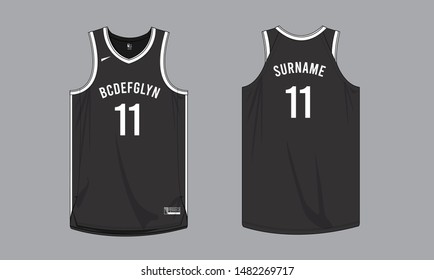 basketball jersey uniform vector mock up