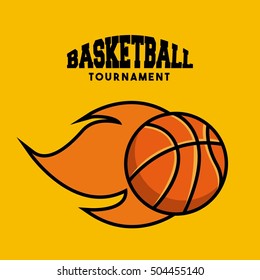 basketball league emblem classic vector illustration design