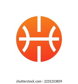 Basketball league logo concept, basketball comunity