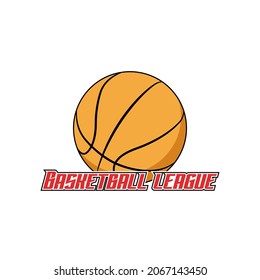 Basketball-Liga-Logo, Vektorgrafik