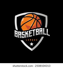 Basketball League Sports Team Logo