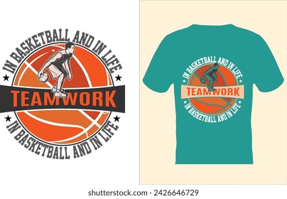 En el baloncesto y en el trabajo en equipo.