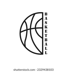 Basketball Line Art, Basketball Vector, Basketball illustration, Sports Vector, Sports Line Art, Hobby line art,