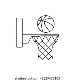 Basketball Line Art, Basketball Vector, Basketball illustration, Sports Vector, Sports Line Art, Hobby line art,