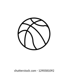 basketball line icon