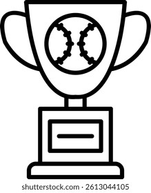 Basketball Line Vector Icon Design