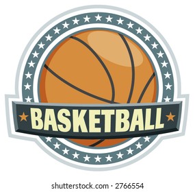 A Basketball Logo