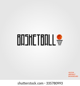 Basketball logo. 
