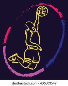 Basketball logo