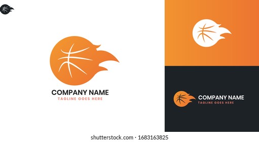 Basketball Logo - All elements on this template are editable with vector software