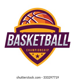 Basketball Logo, American Logo Sport