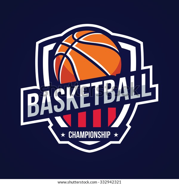 Basketball Logo American Logo Sport Stock Vector (Royalty Free ...