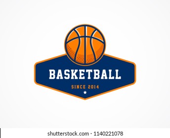 Basketball Logo, American sports vector symbol and icon