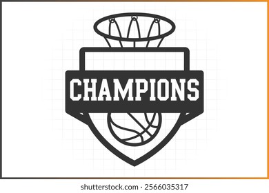 Basketball Logo Badge Logo Sports Basketball Champion