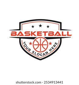 basketball logo badge template, Sports logo. NBA logo template