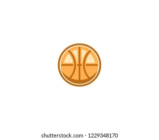Basketball logo ball