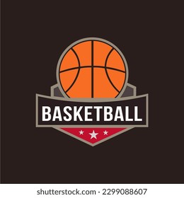 	
Basketball logo, championship logo, american logo sport