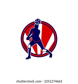 basketball logo design. basketball player 