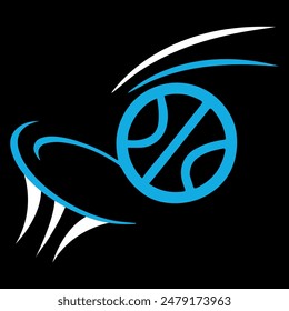 Basketball Logo Design Vektorgrafik File 