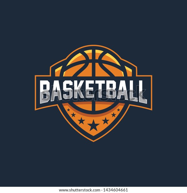 Basketball Logo Emblem Basketball Team Sport Stock Vector (Royalty Free ...