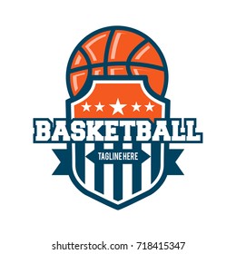 Basketball Logo Emblem Vector Template